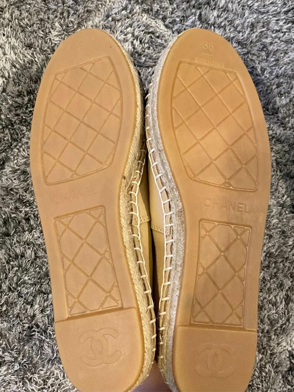 Chanel Lambskin Espadrilles